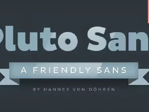 Pluto Sans Family font