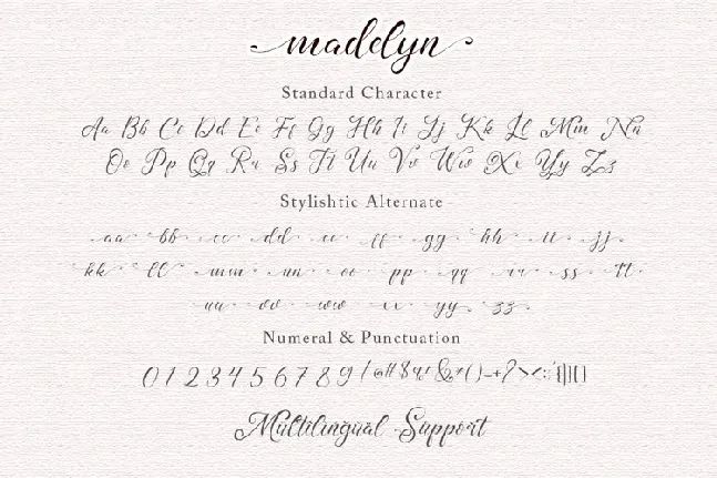 Madelyn Chic font