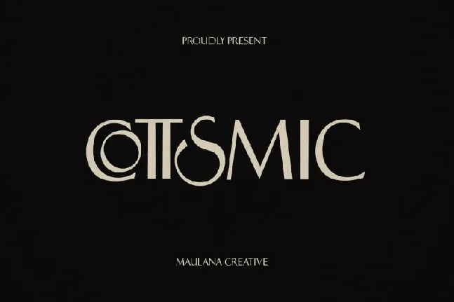 Cottsmic font