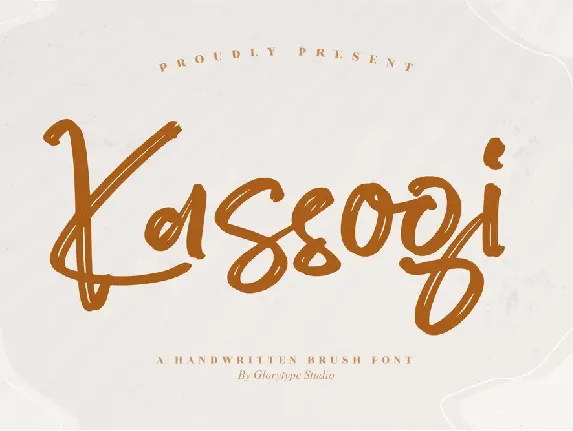 Kassogi font