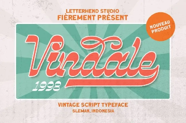 Vindale font