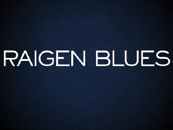 Raigen Blues font