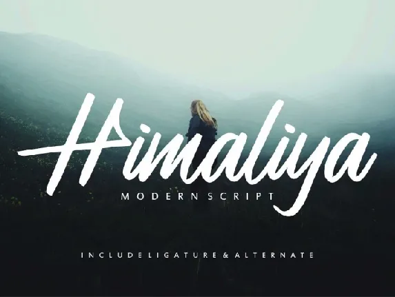 Himaliya Script font