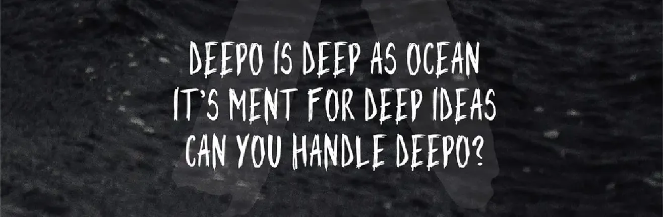 Deepo Handwriting font