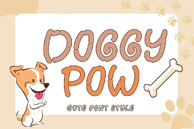 Doggy Pow Demo font