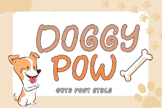 Doggy Pow Demo font