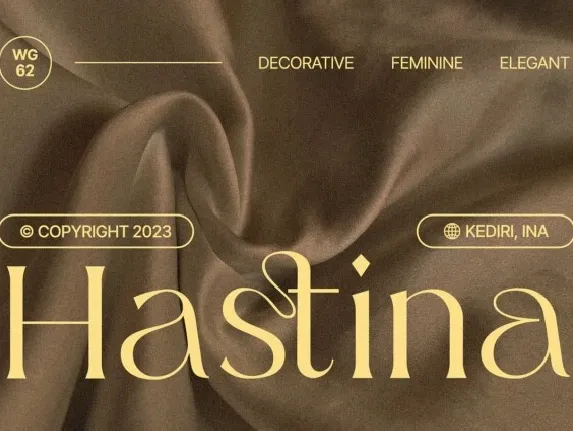 Hastina font