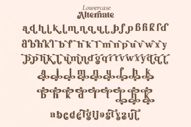 Lettero Mande font