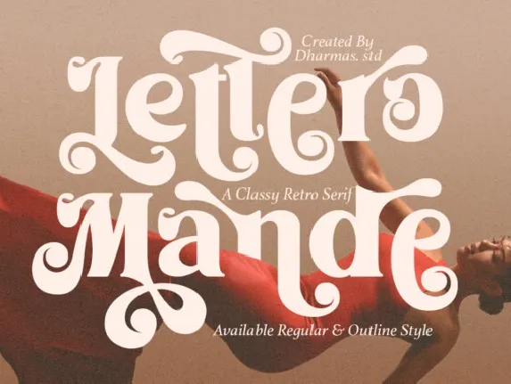 Lettero Mande font