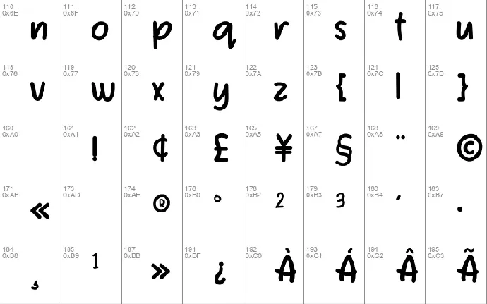 Brokhoant font