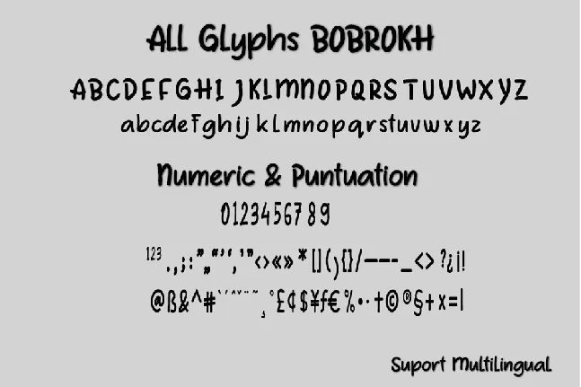 Brokhoant font