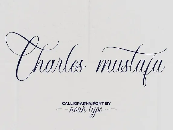 Charles Mustafa Demo font