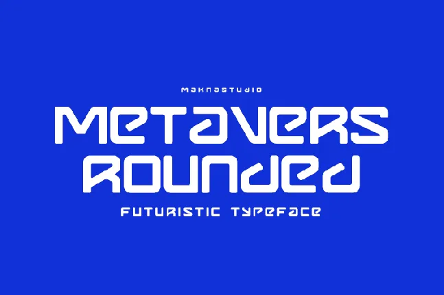 Metavers Rounded font