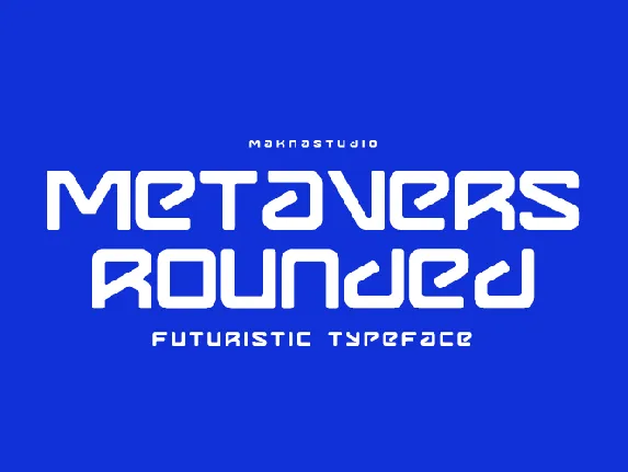 Metavers Rounded font