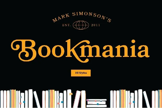 Bookmania font