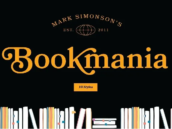 Bookmania font