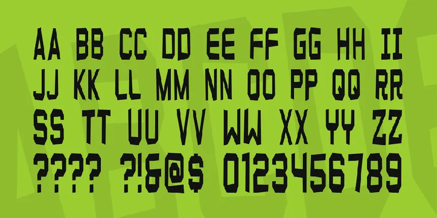 Funny farm font