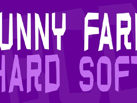 Funny farm font