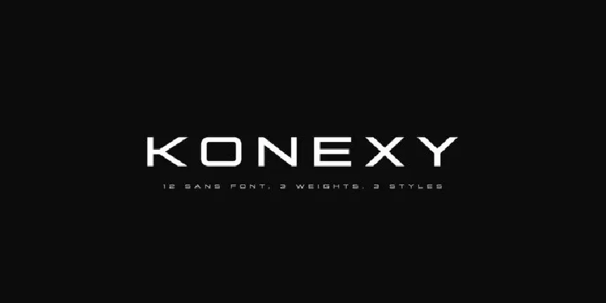 Konexy Sans Serif font