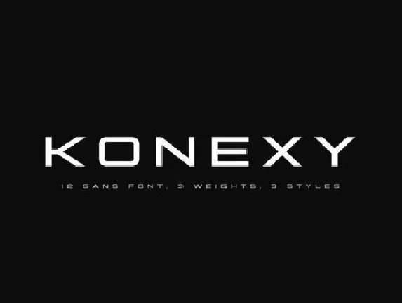 Konexy Sans Serif font