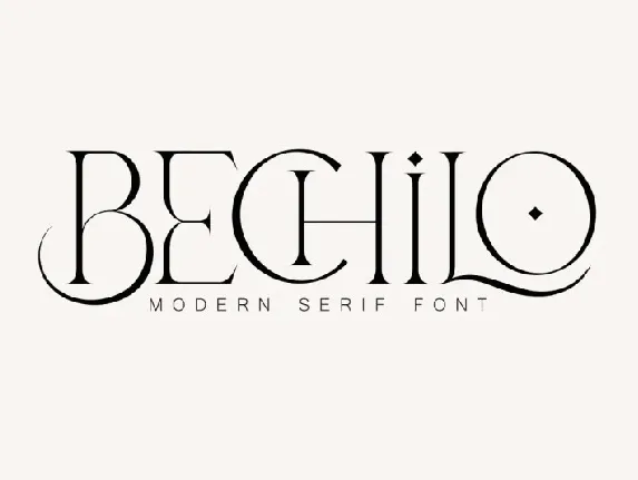 Bechilo font