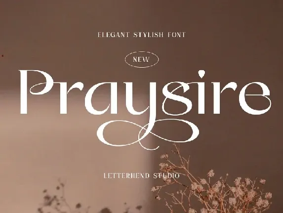 Praysire Display font