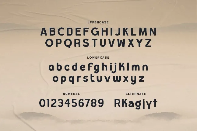 Ragster font