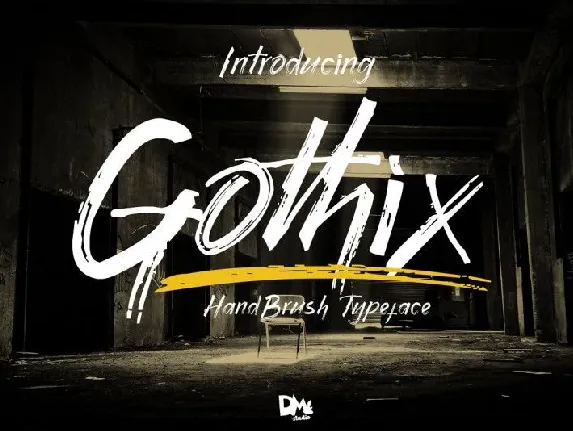 Gothix Hand Brush font