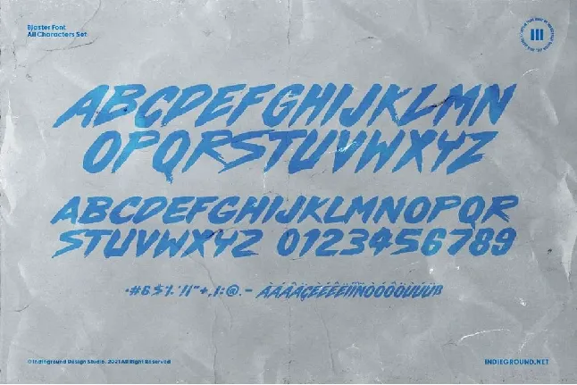 Blaster font