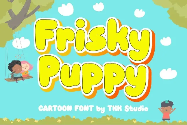 Frisky Puppy font