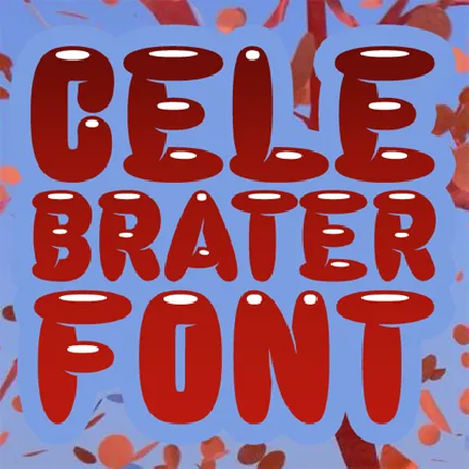 Celebrater PERSONAL USE font