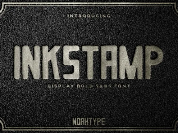 Inkstamp Demo font