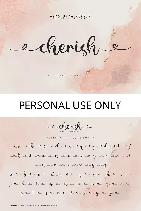 Cherish font