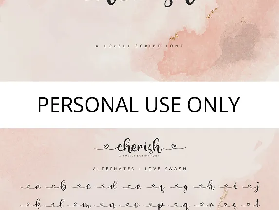 Cherish font