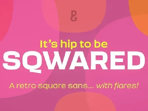 Sqwared Family font