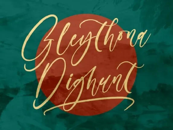 Gleythona Dighunt font