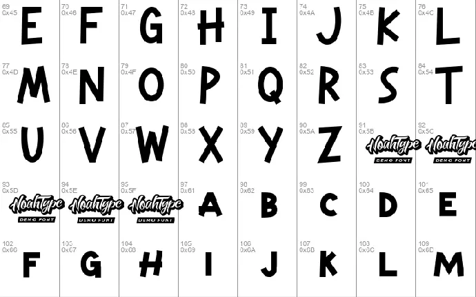 Komic Sunday Demo font