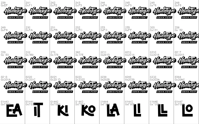 Komic Sunday Demo font