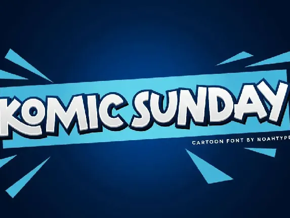 Komic Sunday Demo font