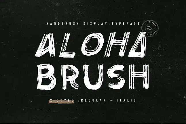 Aloha Brush - Demo Version font