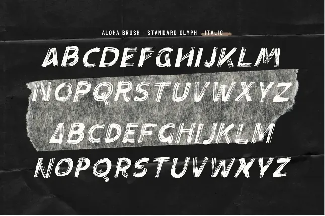 Aloha Brush - Demo Version font