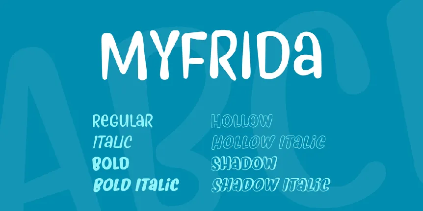 Myfrida font