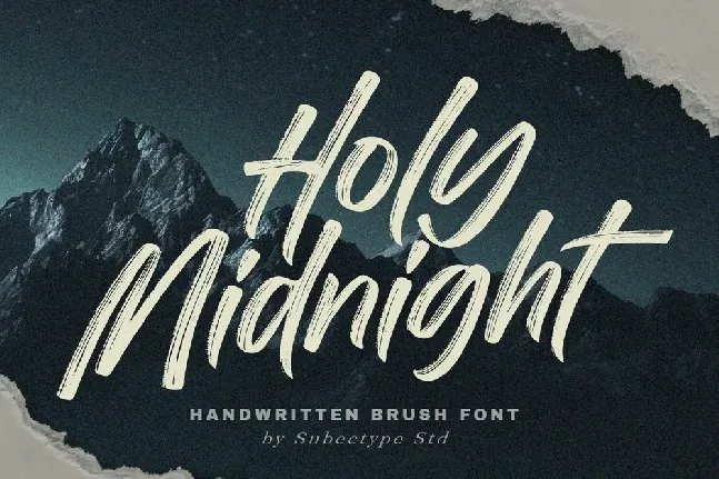 Holy Midnight font