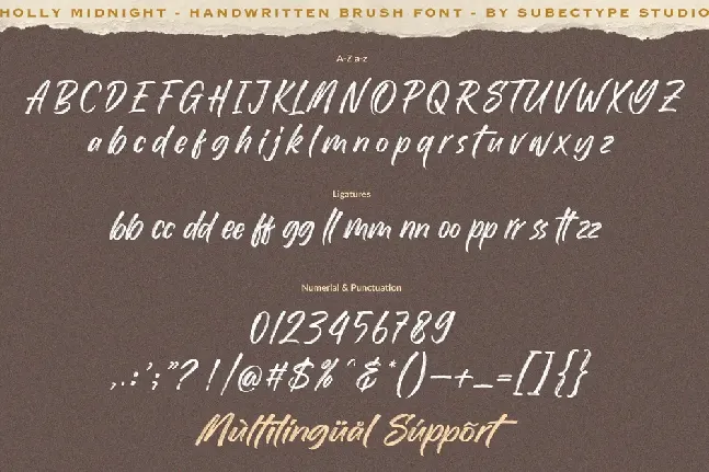 Holy Midnight font