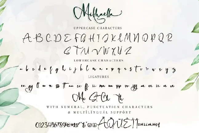 Mikhaella Modern Calligraphy font