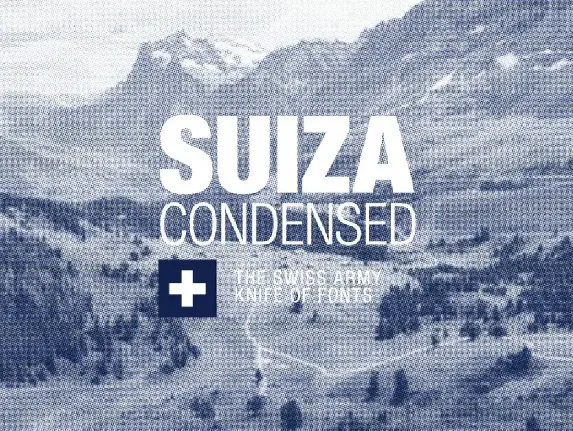 Suiza Condensed Family font