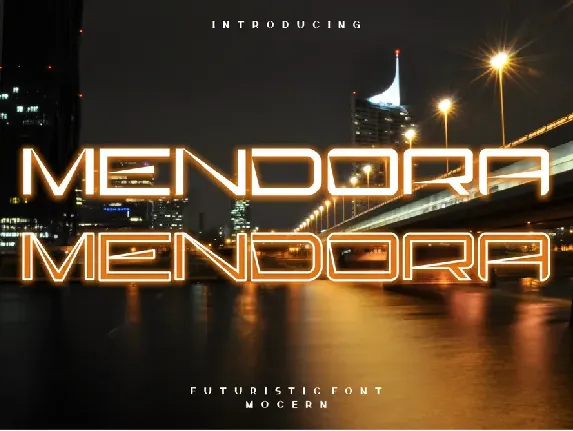 Mendora font