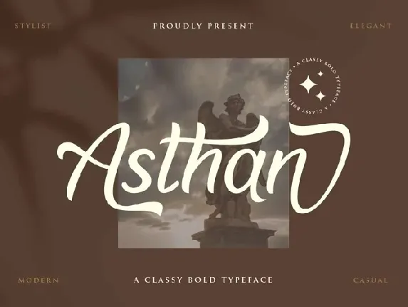 Asthan font