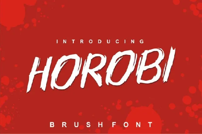 Horobi font