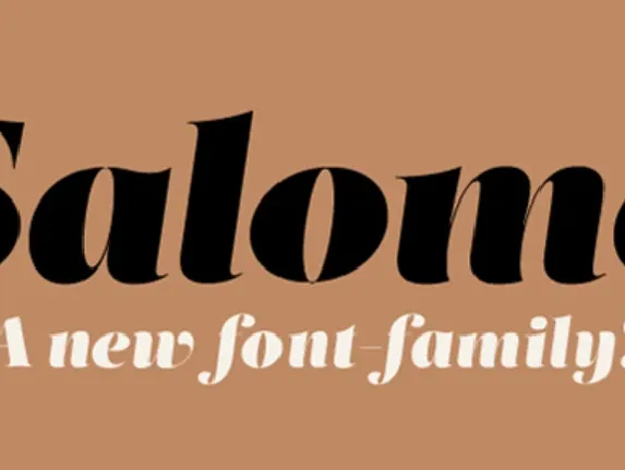 Salome font